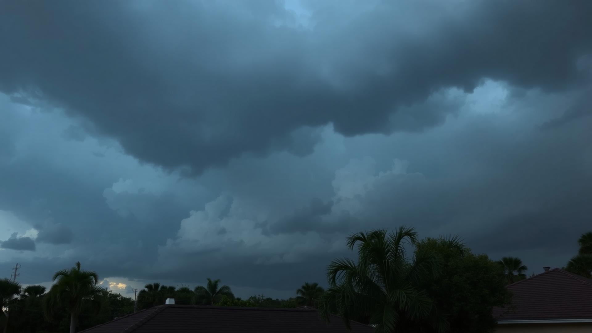 Stormy Florida sky